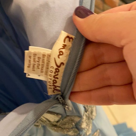 Ema Savahl  hand painted Gown in perfect condition - Picture 14 of 16